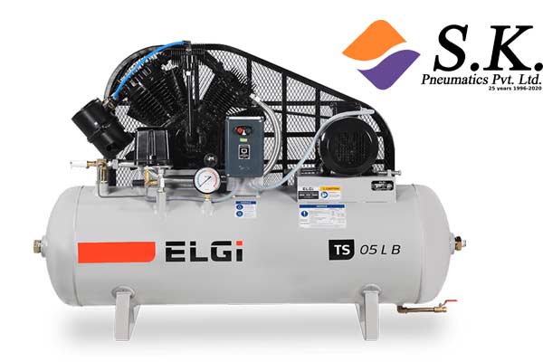 SK pneumatics piston compressor from Elgi